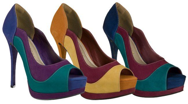 peep toe via marte meia pata